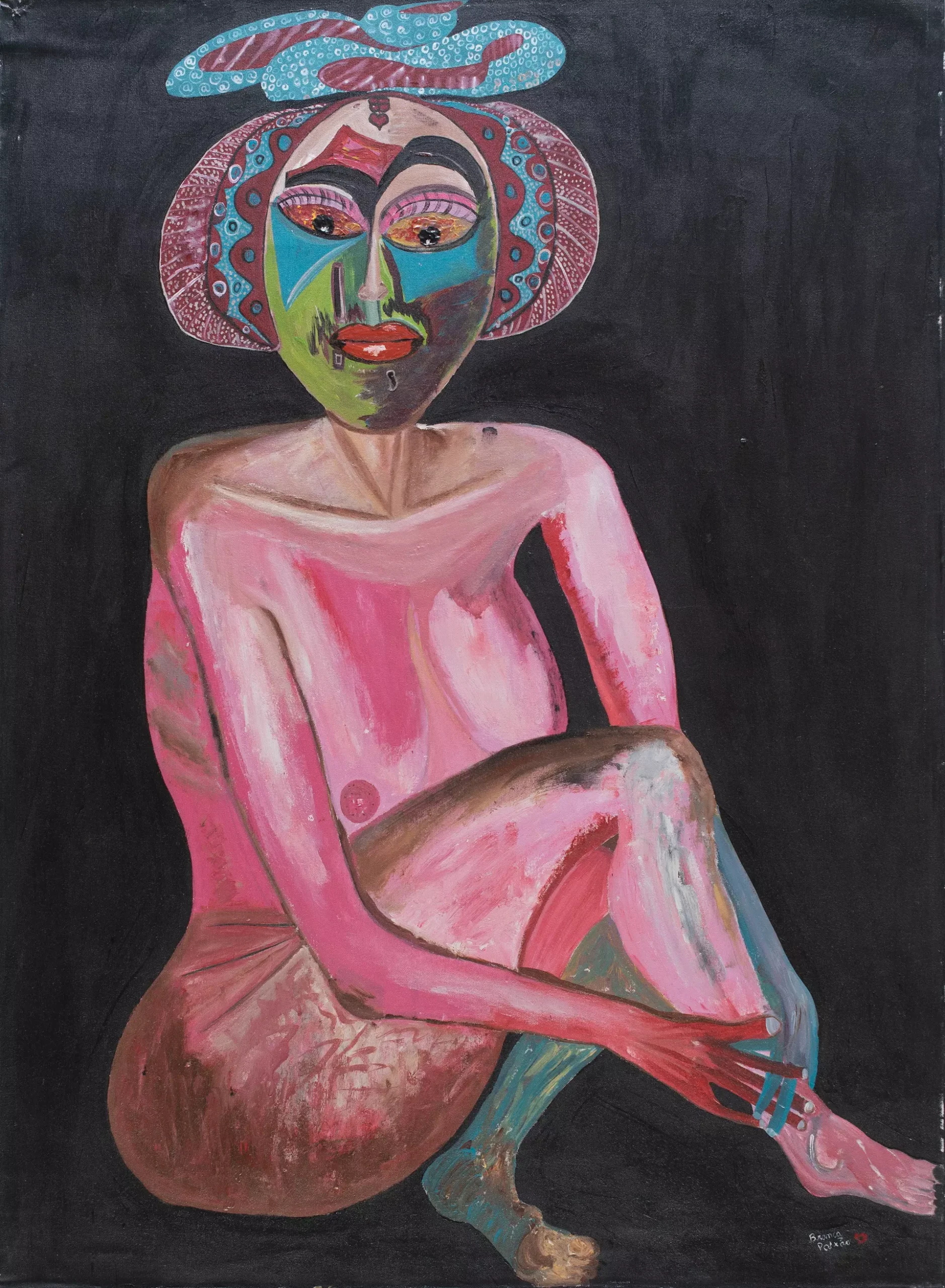 A mulher cor de rosa